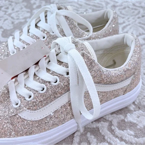 NWT Vans Old Skool Chunky Glitter Sneaker - Picture 7 of 11